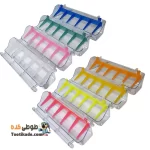 جادانی دانخوری پنج خانه کریستالی حرفه ای پرنده – شفاف سایز بزرگ