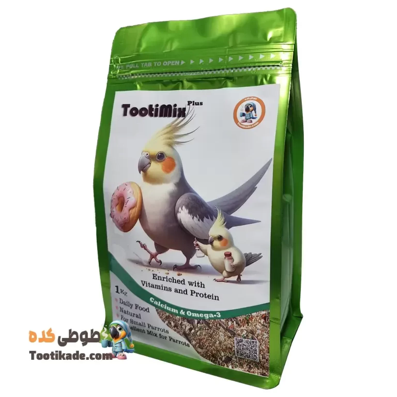 دان مخلوط طوطیمیکس – ترکیب ۸ دانه مغذی