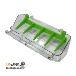 جادانی دانخوری حرفه ای پرنده – شفاف سایز متوسط سبز