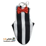 پوشک عروس هلندی – پوشک پرندگان زینتی-راه راه مشکی