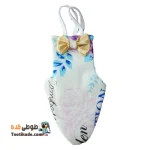 پوشک عروس هلندی – پوشک پرندگان زینتی سفید گل دار