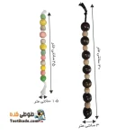 اسباب بازی آویز چوبی عروس هلندی اندازه ها