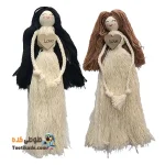 عروسک کنفی - عروسک کنفی طوطی – اسباببازی دکوری داخل قفس پرندگان