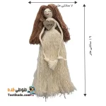 عروسک کنفی - عروسک کنفی طوطی – اسباببازی دکوری داخل قفس پرندگان