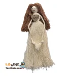 عروسک کنفی - عروسک کنفی طوطی – اسباببازی دکوری داخل قفس پرندگان