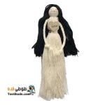 عروسک کنفی - عروسک کنفی طوطی – اسباببازی دکوری داخل قفس پرندگان