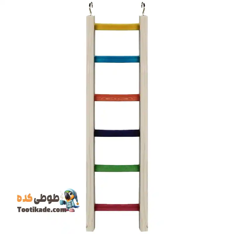 نردبان 6 پله سایز بزرگ پرنده- نردبان 6 پله سایز بزرگ پرنده-