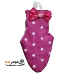 پوشک عروس هلندی – پوشک پرندگان زینتی-صورتی خال دار