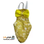 پوشک عروس هلندی – پوشک پرندگان زینتی قهوه ای روشن طرح 1