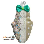 پوشک عروس هلندی – پوشک پرندگان زینتی نسکافه ای خال دار درشت با طرح